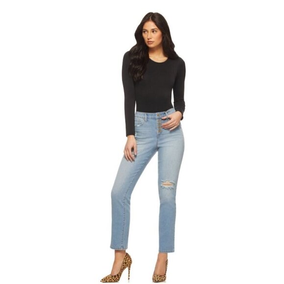 Sofia Jeans Leslie Super High Rise Slim Straight size 18 NWT - Picture 1 of 9